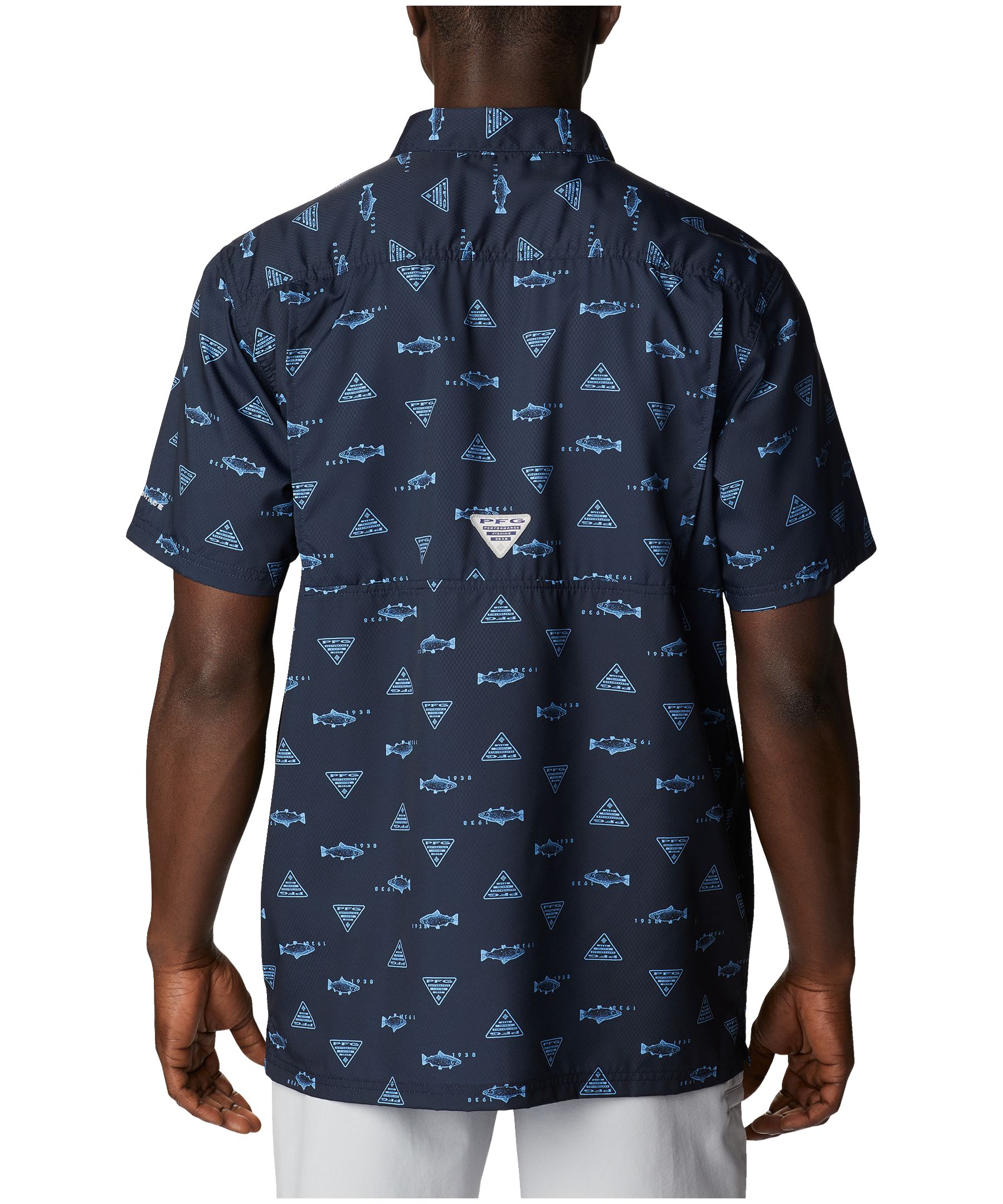 Columbia Men's Super Slack Tide Camp Short Sleeve Omni Shade