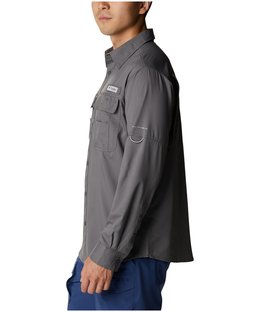 Men's Drift Guide Long Sleeve Omni Shade UPF 50 Woven Shirt