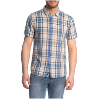 Chemise Lois à carreaux à manches courtes pour hommes, Dalton Front_Flat