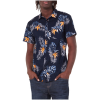 Black Bull Men's Ozzy Inside Out Short Sleeve Shirt Front_Angled_Left