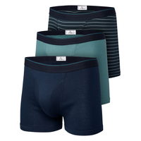 Caleçon boxeur pour hommes, Denver Hayes, Status, paquet de 3 Front_Angled_Left