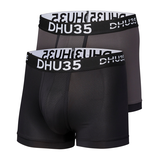 Denver Hayes Men's 3 Pack Fashion Microfiber Heat Press Trunk Brief Front_Angled_Left