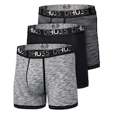 Caleçon boxeur en microfibre teint par zone pour hommes, Denver Hayes, paquet de 3 Front_Angled_Left