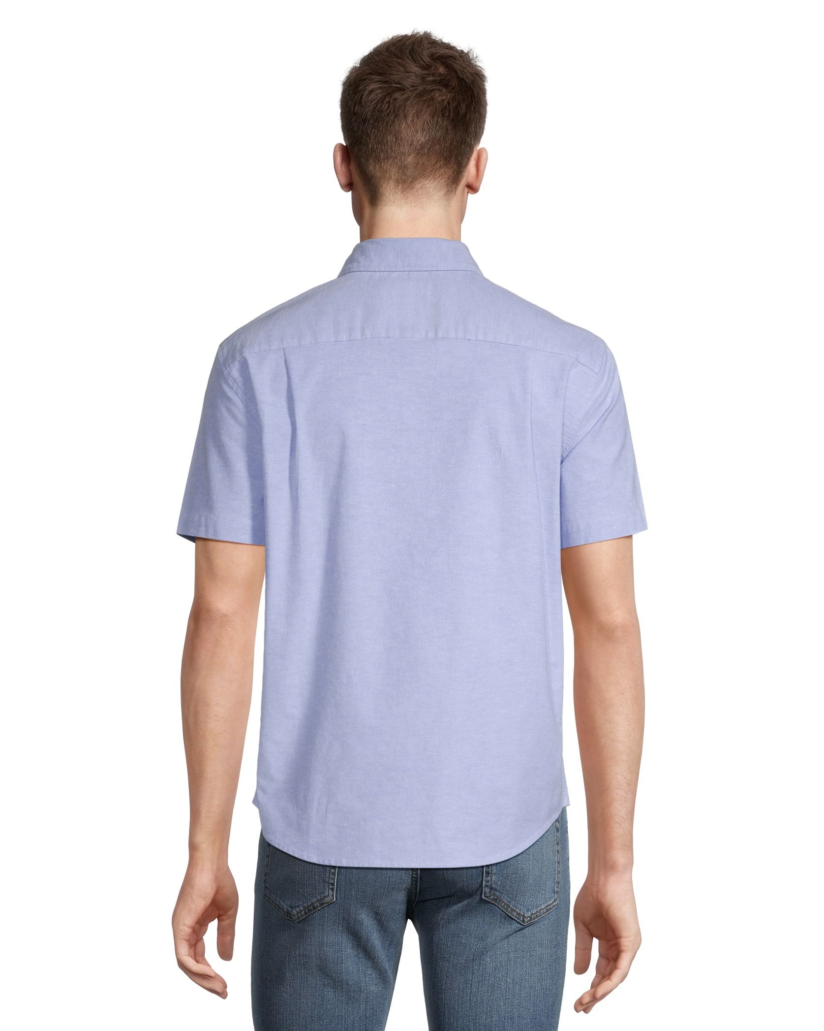 Denver Hayes Men's Oxford Modern Fit Casual Shirt