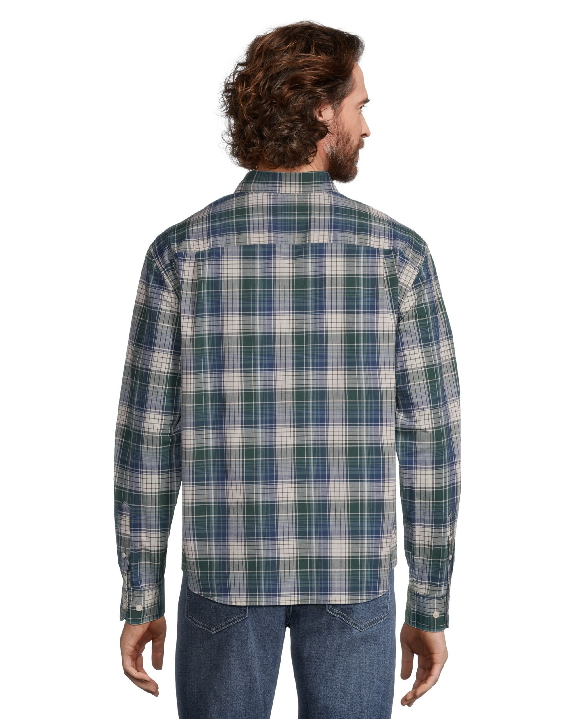 Denver Hayes Men's Long Sleeve Classic Fit Plaid Shirt | Marks