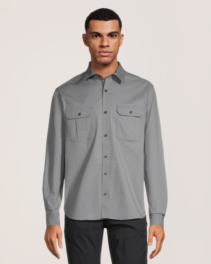 Chemise tout usage à coupe classique et à manches longues pour hommes, WindRiver