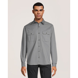 Chemise tout usage à coupe classique et à manches longues pour hommes, WindRiver Front_Flat