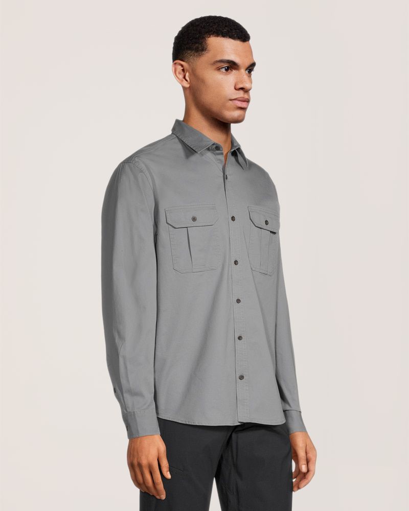 Chemise tout usage à coupe classique et à manches longues pour hommes, WindRiver
