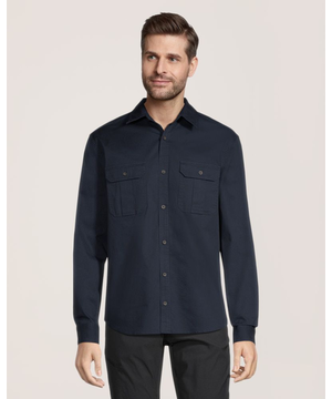 Chemise tout usage à coupe classique et à manches longues pour hommes, WindRiver