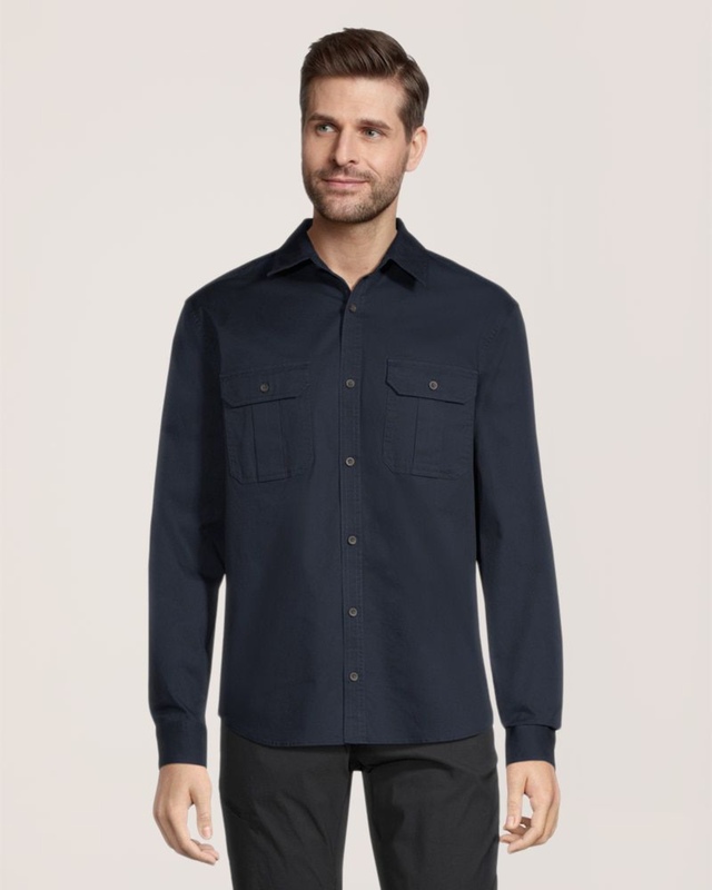 Chemise tout usage à coupe classique et à manches longues pour hommes, WindRiver
