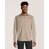 WindRiver Men's Long Sleeve Classic Fit Utility Shirt