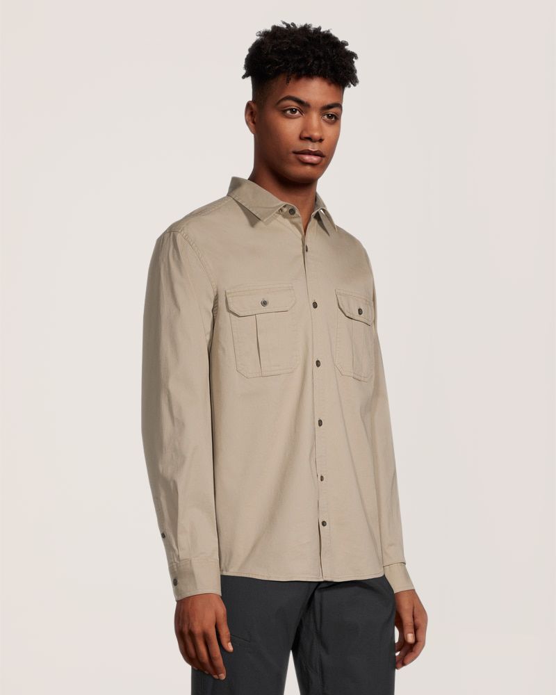 WindRiver Men's Long Sleeve Classic Fit Utility Shirt