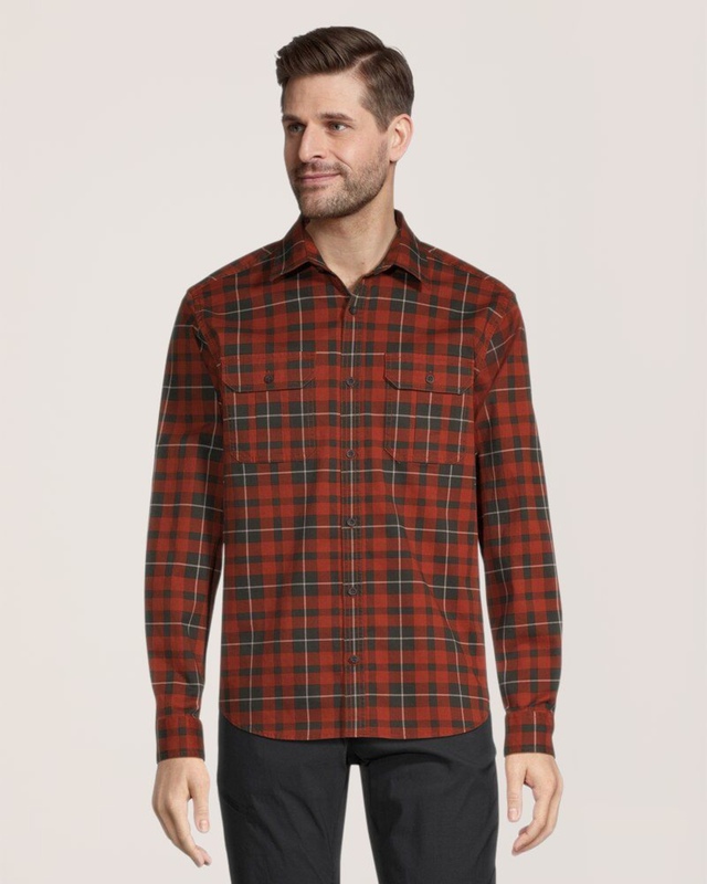 Chemise tout usage à coupe classique et à manches longues pour hommes, WindRiver