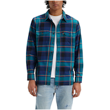 Chemise travailleur classique en flanelle de coupe décontractée à manches longues pour hommes, Levi's Front_Flat