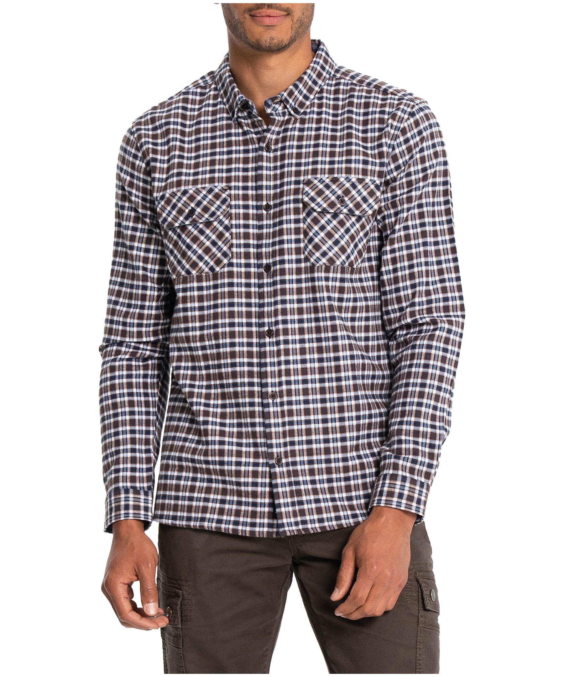 Chemise à carreaux pour hommes, Ethan, Lois