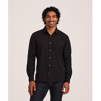 Denver Hayes Men’s Hybrid 4 Way Stretch Dress Shirt Front_Flat