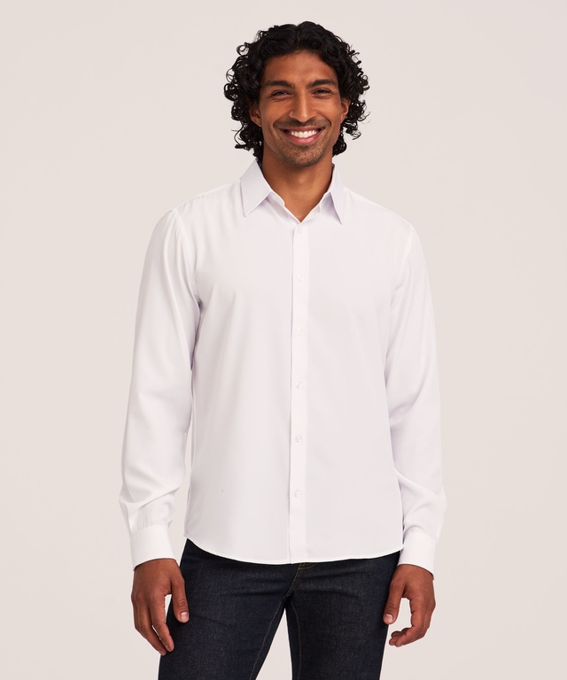 Denver Hayes Men’s Hybrid 4 Way Stretch Dress Shirt