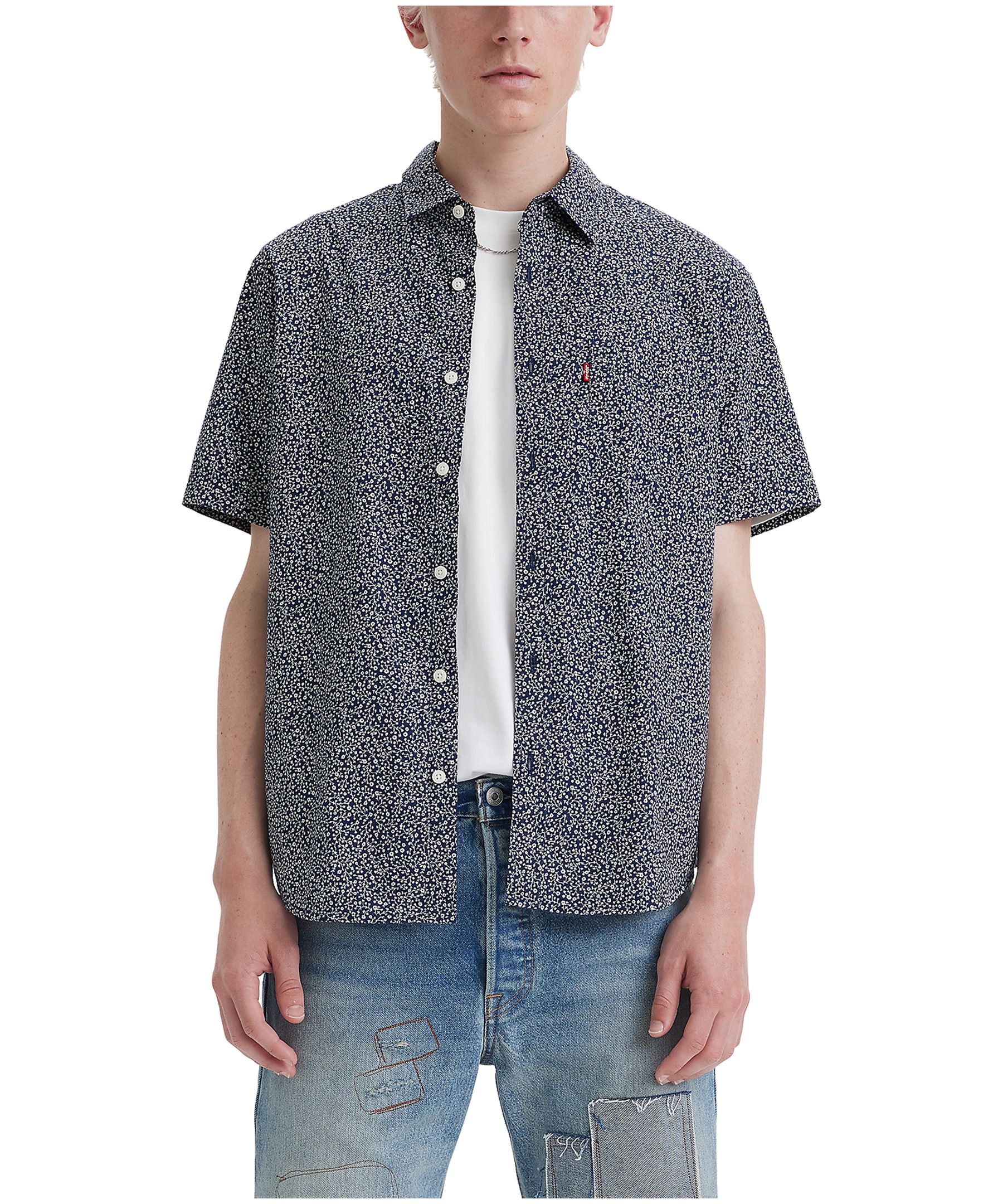 Levi's men's standard denim work outlet shirt