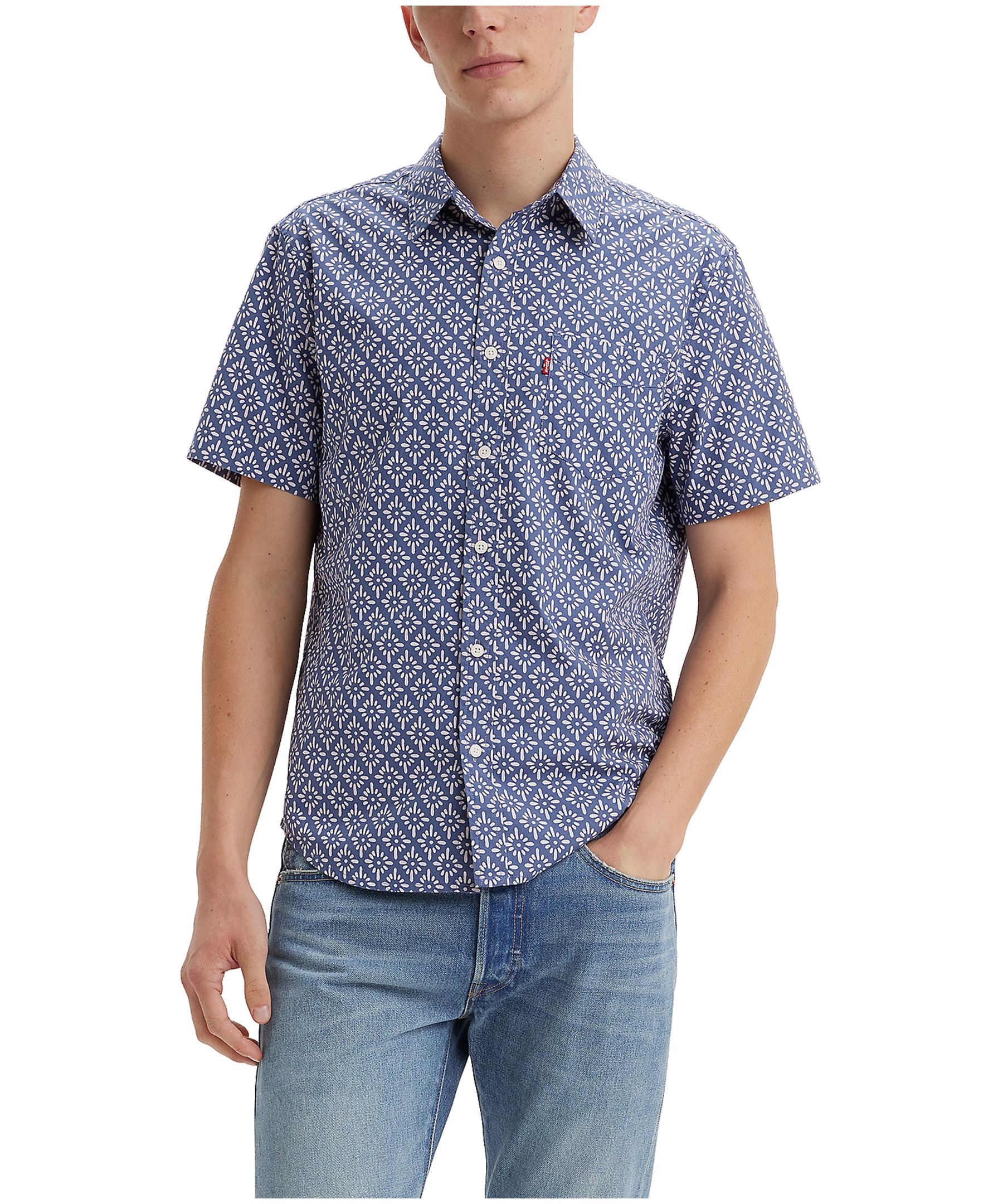 Chemise boutonnée standard classique en coton pour hommes, Levi's
