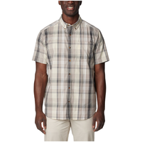 Chemise à carreaux à manches courtes pour hommes, Rapid Rivers, Columbia Front_Flat