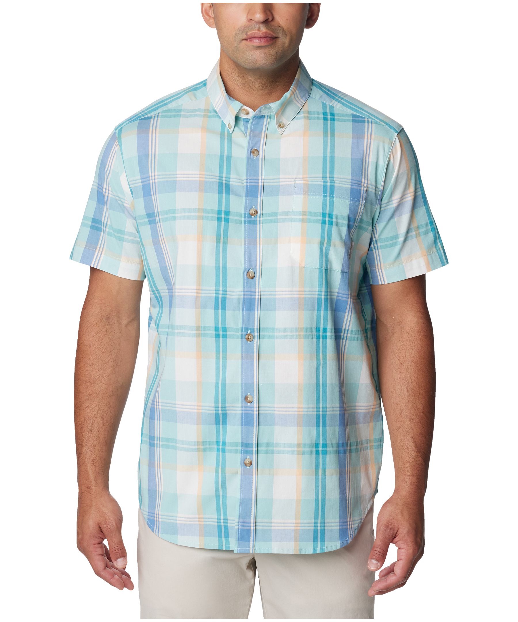 Columbia Men's Rapid Rivers Short Sleeve Plaid Shirt | Marks