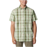 Chemise à carreaux à manches courtes pour hommes, Rapid Rivers, Columbia Front_Flat