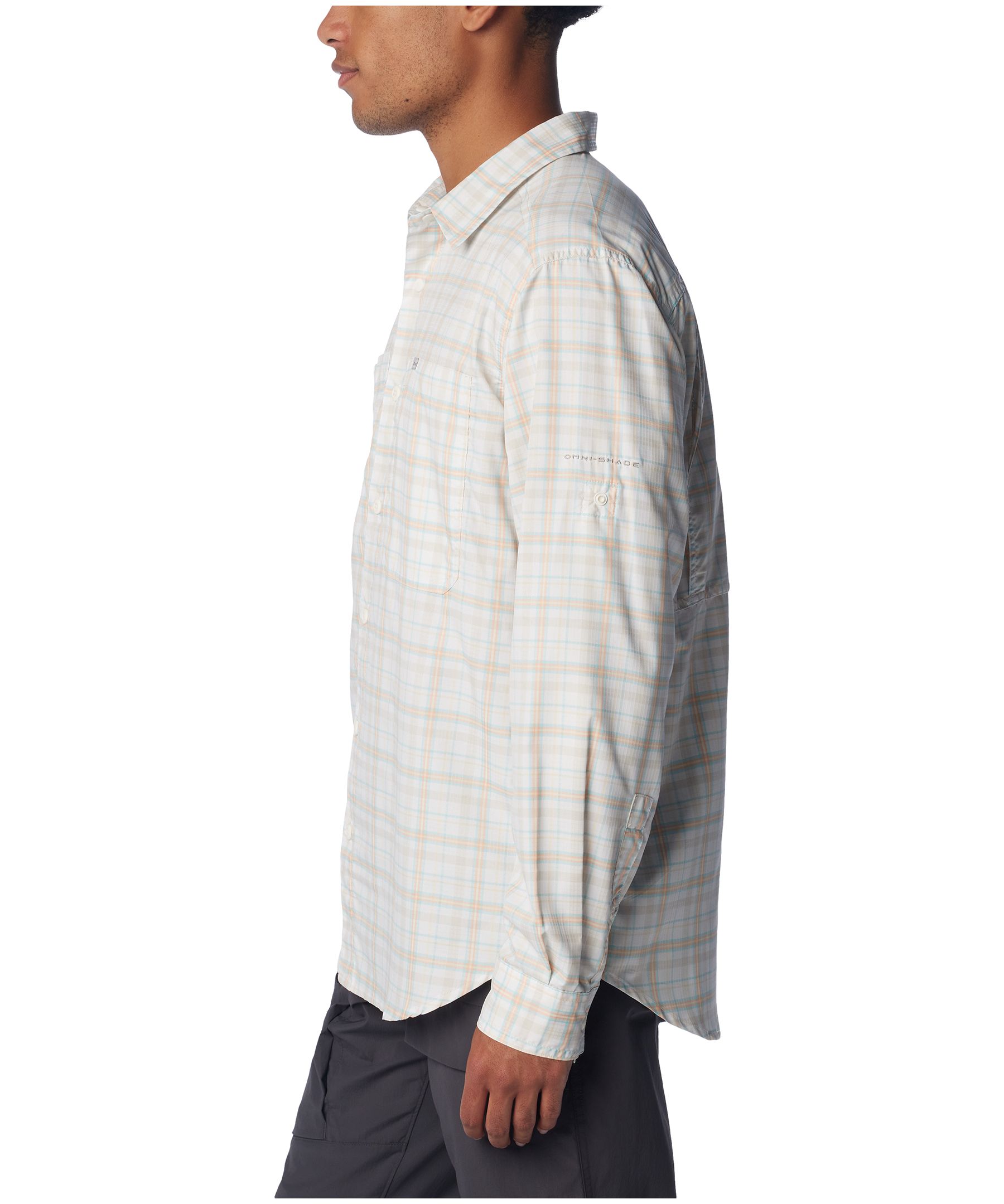 Chemise à carreaux à manches longues avec Omni-Shade pour hommes, Silver Ridge, Columbia