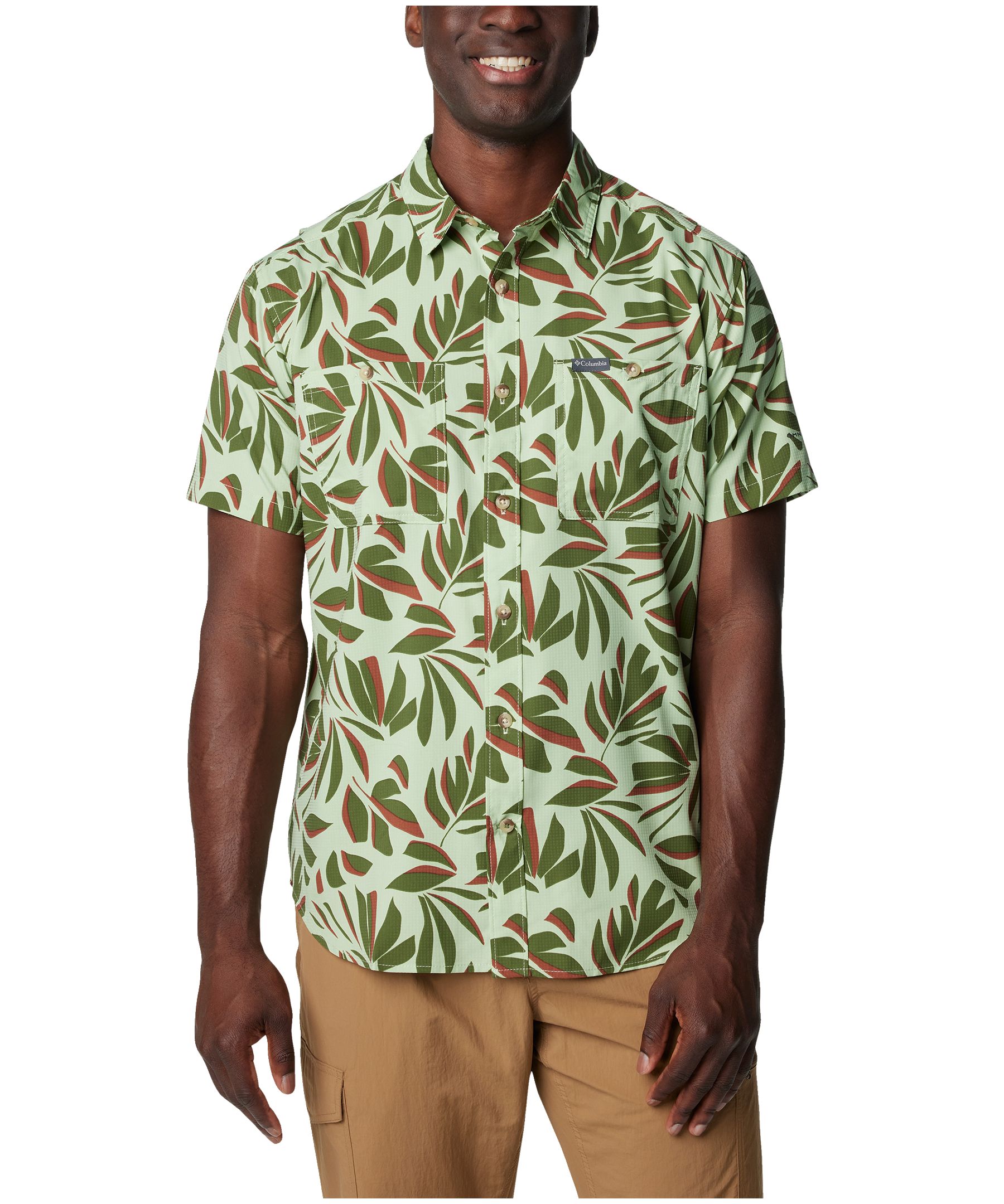 Chemise imprimée à manches courtes avec Omni-ShadeMC pour hommes, Utilizer, Columbia