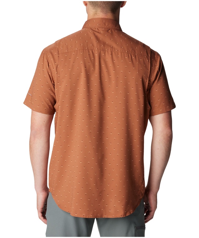 Chemise De Pêche Columbia PFG à Manches Courtes Pour Homme Tissu Omni Wick Protection Uv Coupe 241851