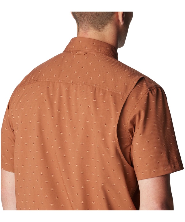 Chemise boutonnée à manches courtes Columbia pour hommes