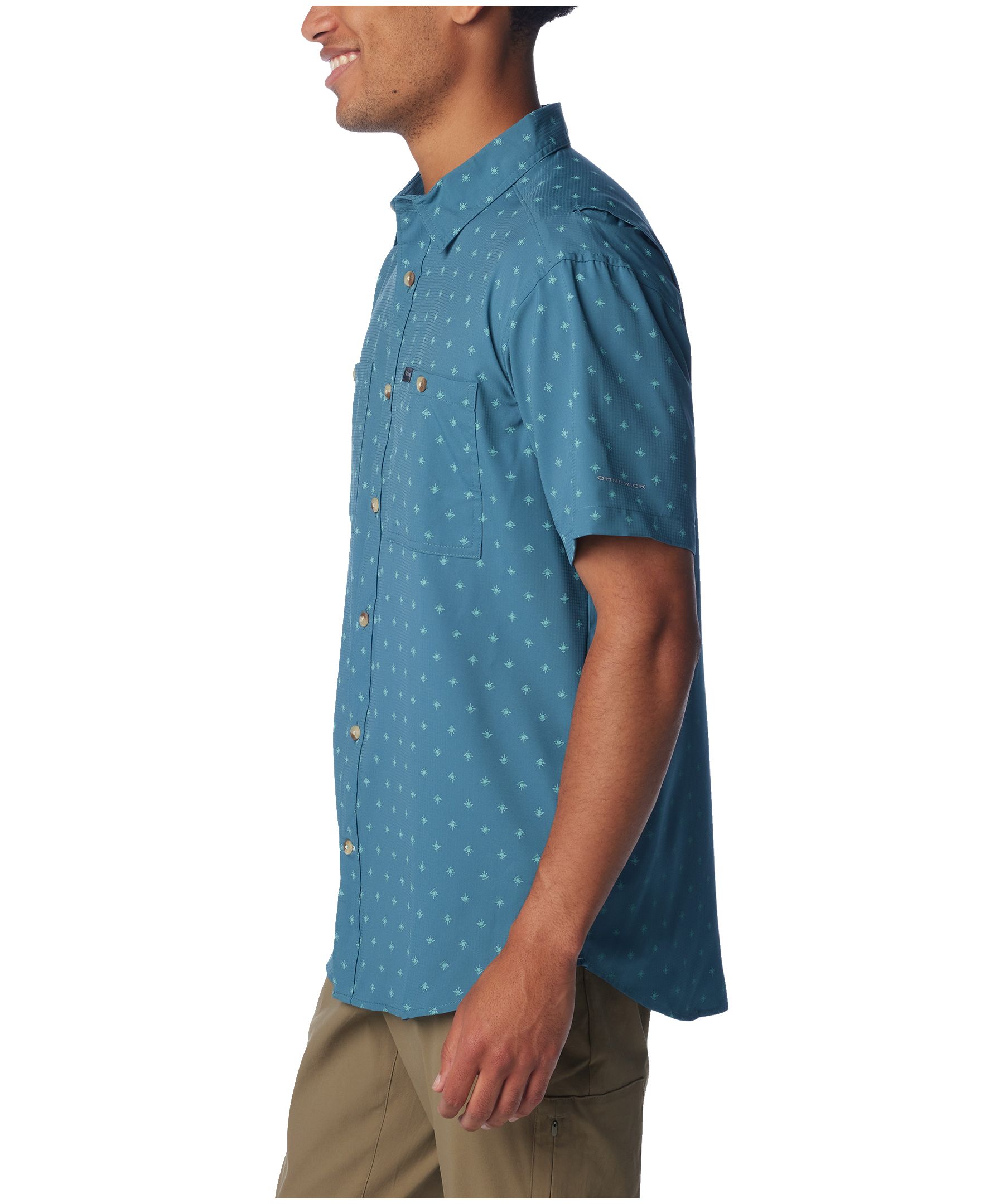 Chemise imprimée à manches courtes avec Omini-ShadeMC pour hommes, Utilizer, Columbia