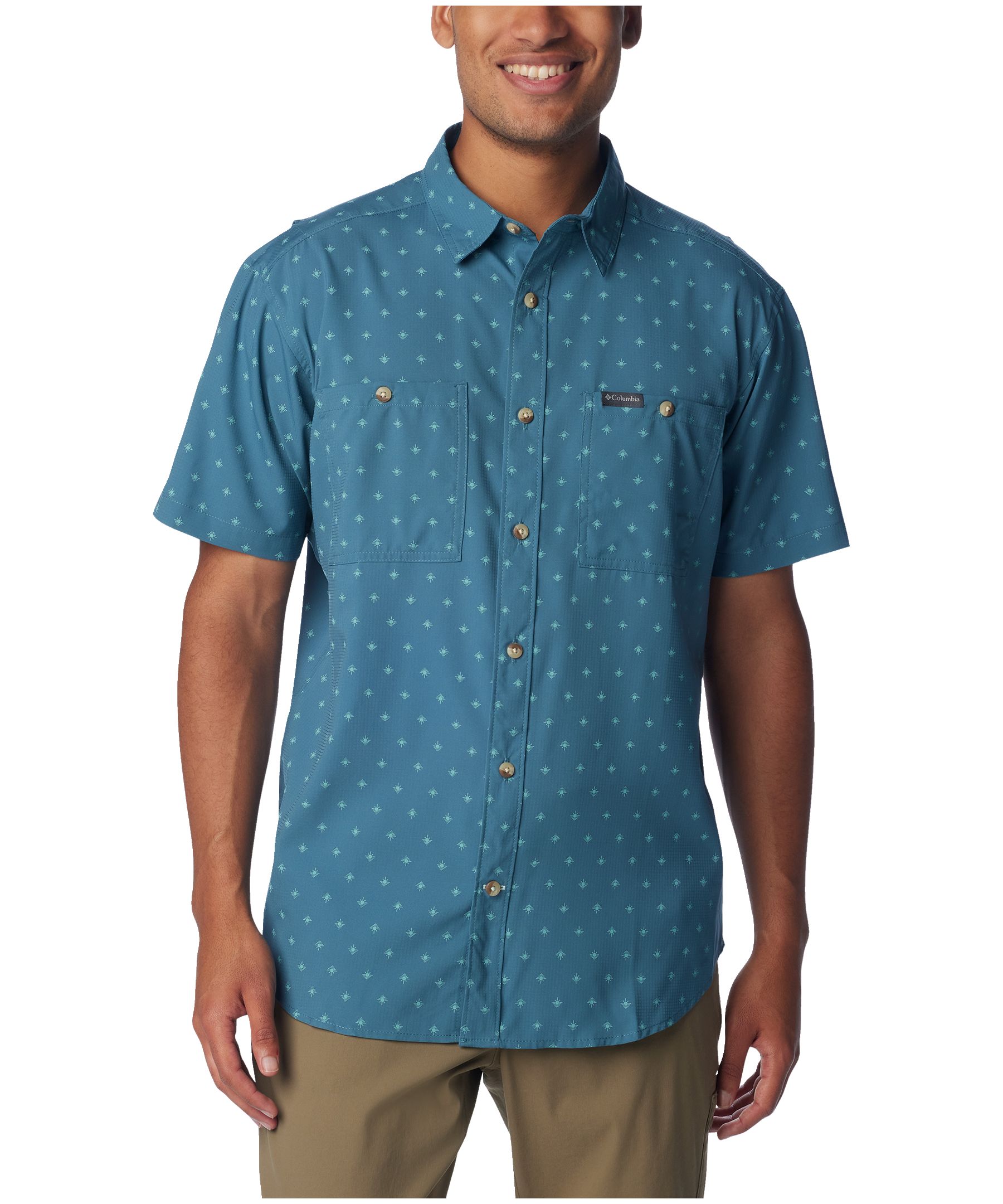 Columbia Men's Utilizer Omni-Shade™ Short Sleeve Printed Shirt | Marks