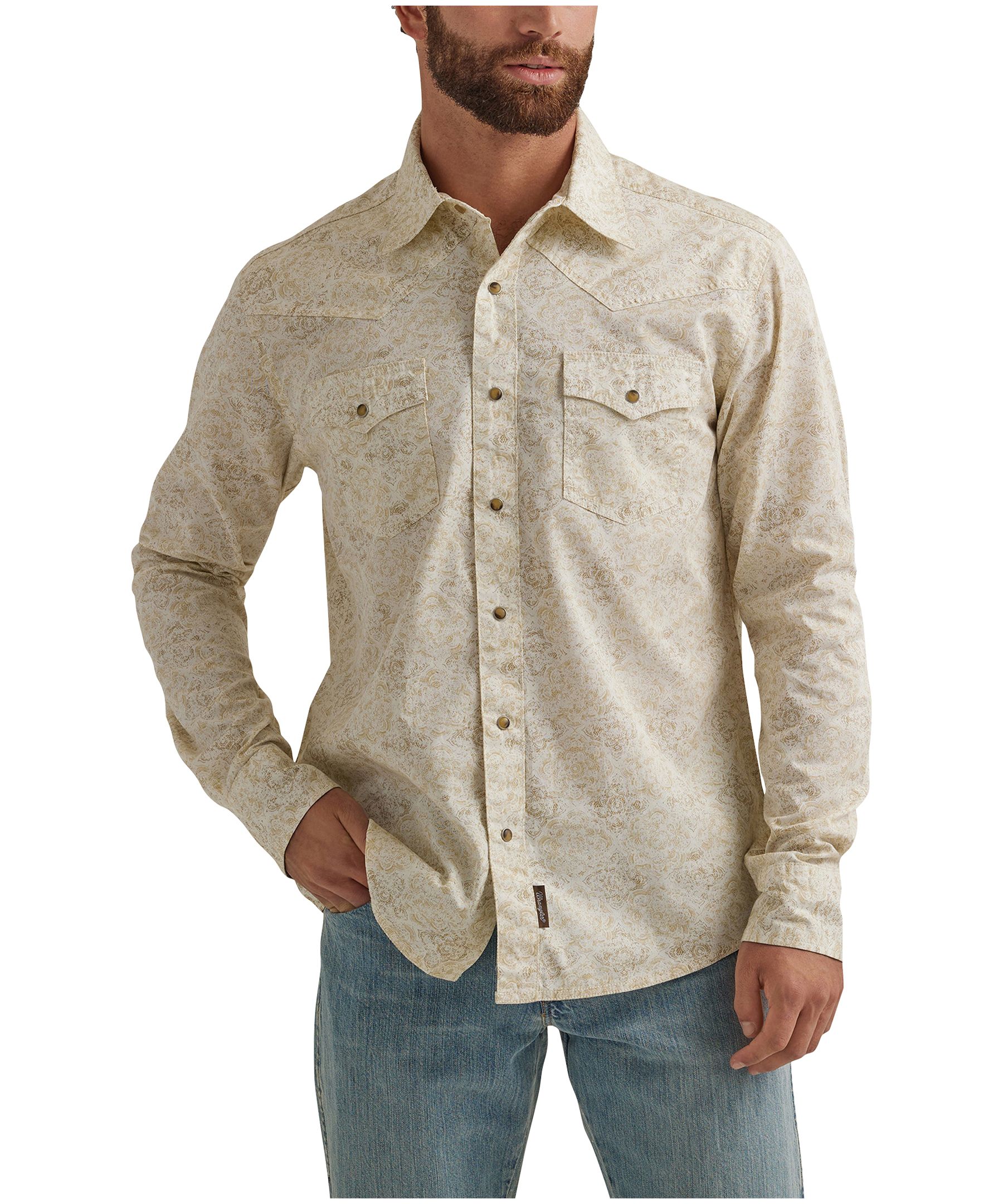 Chemise tissée rétro pour hommes, Wrangler