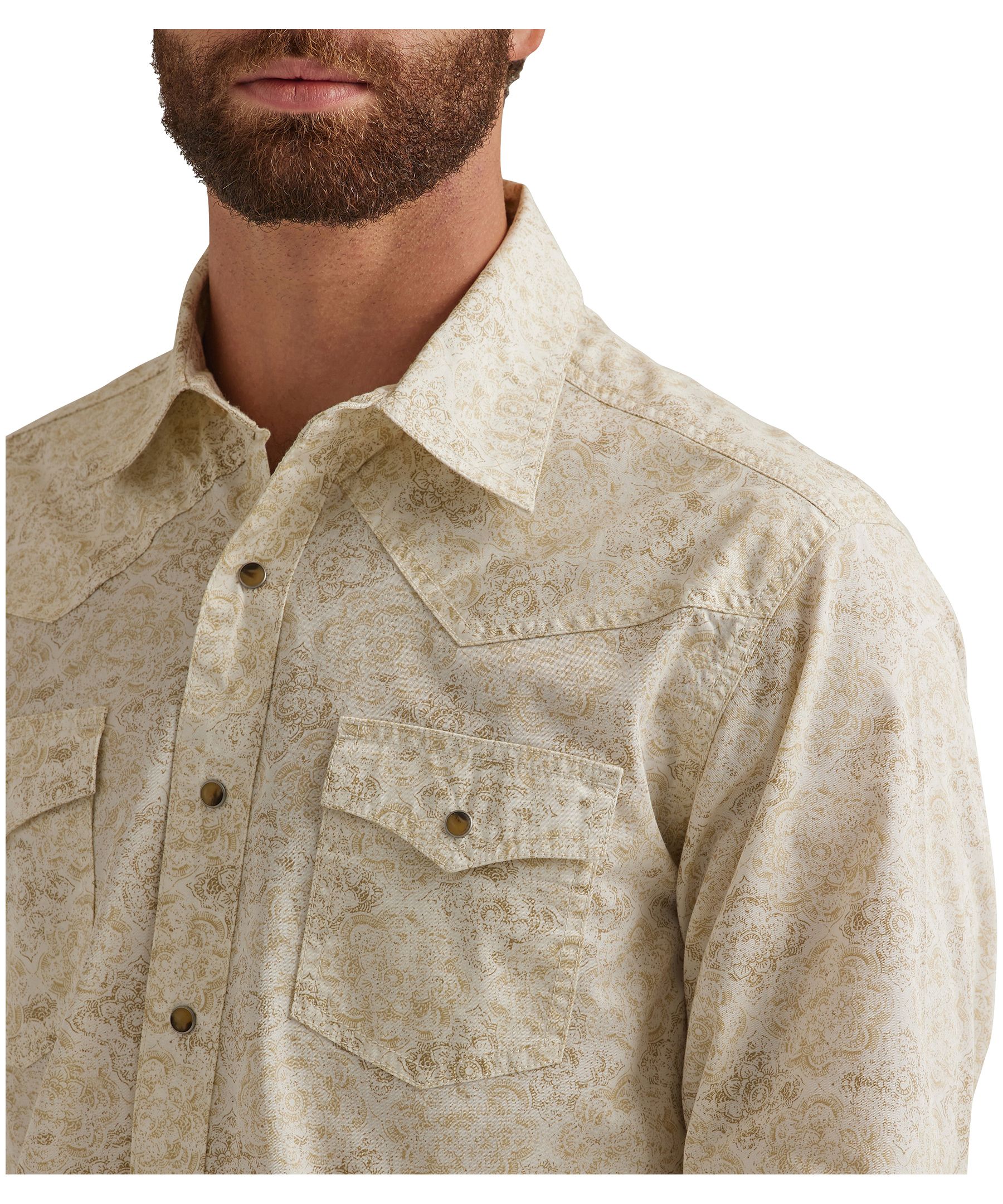 Chemise tissée rétro pour hommes, Wrangler