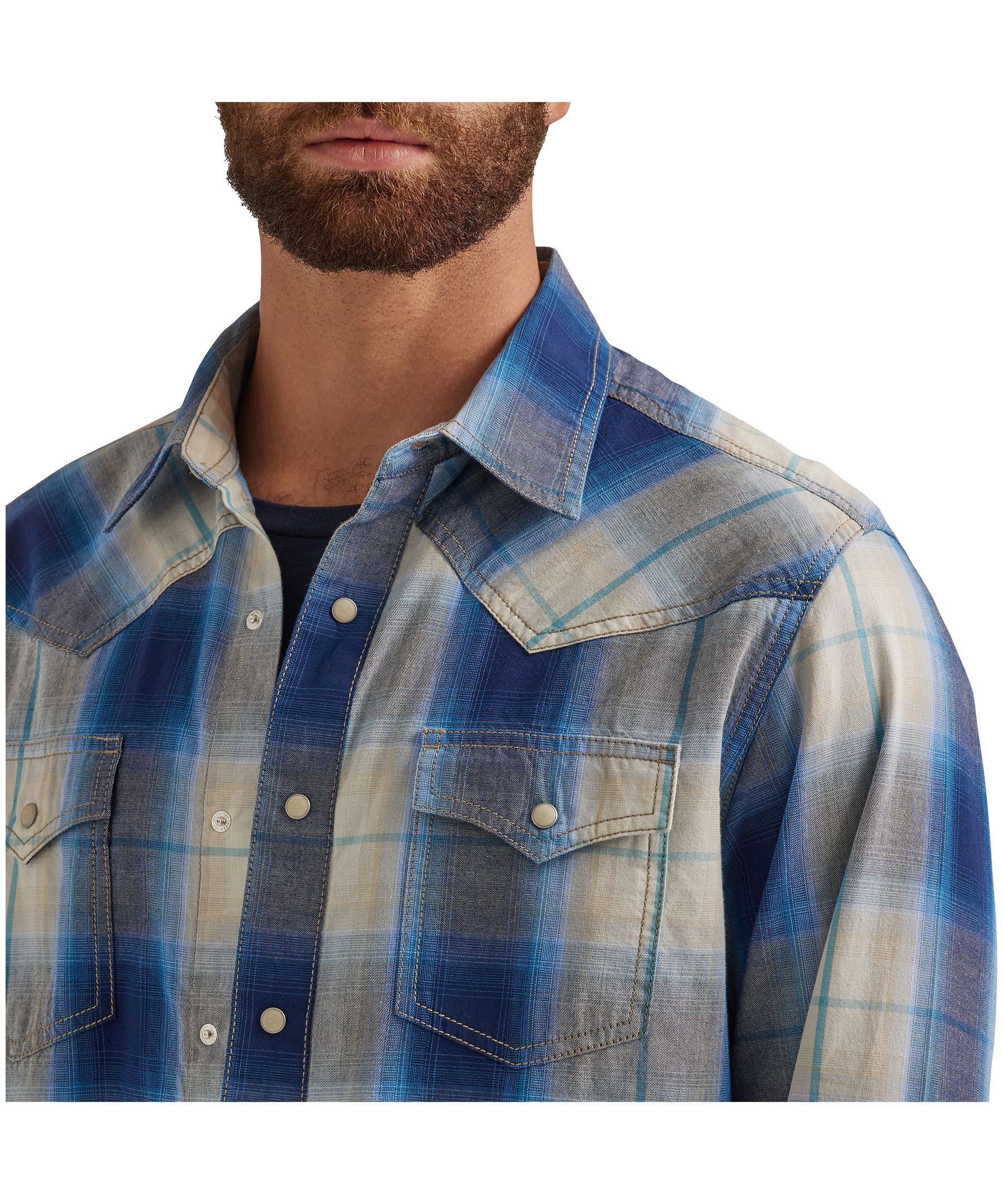 Chemise tissée rétro pour hommes, Wrangler