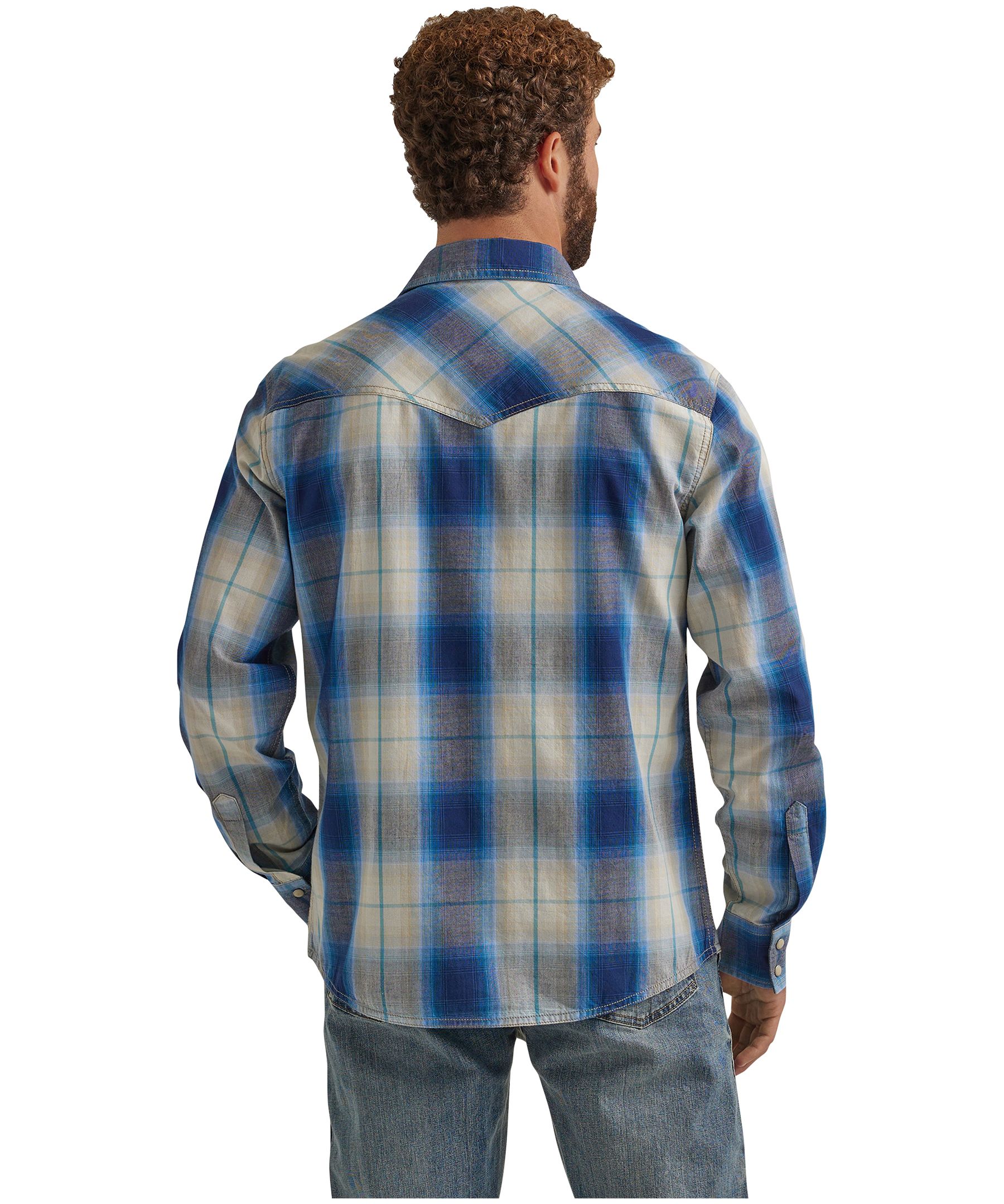 Chemise tissée rétro pour hommes, Wrangler