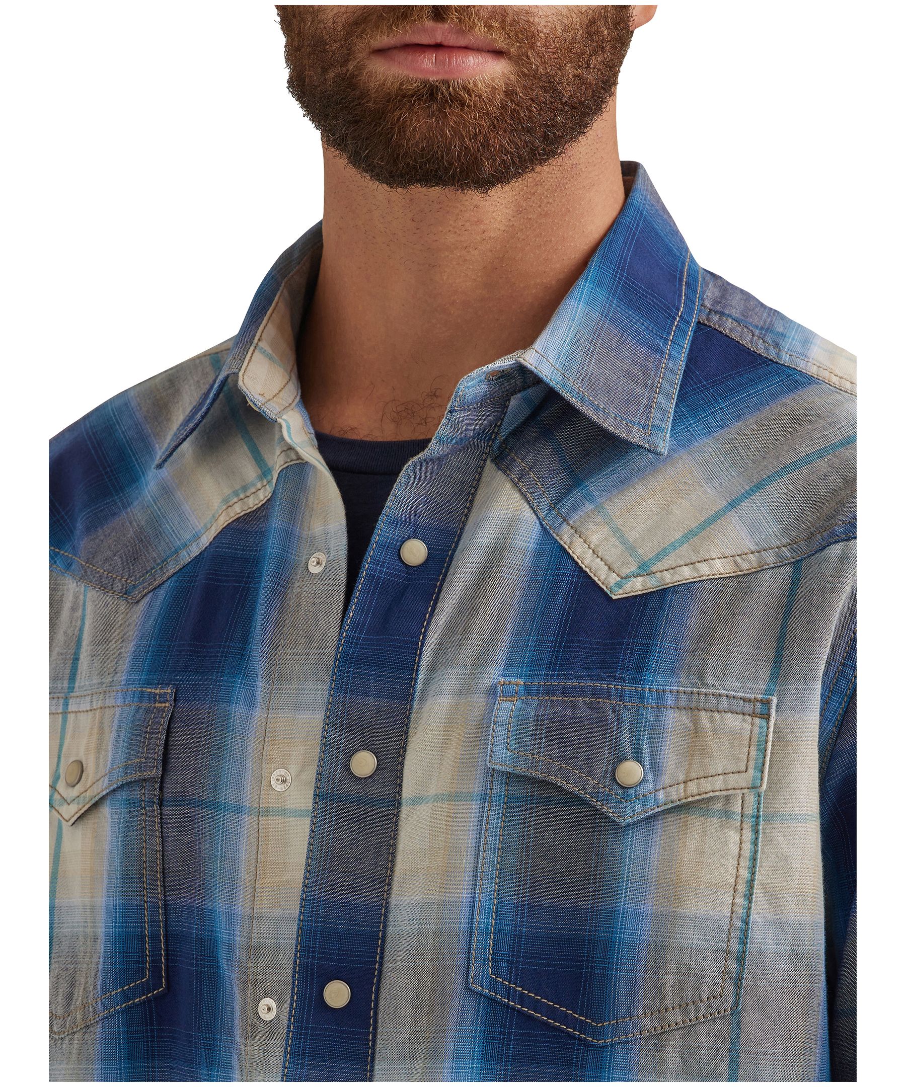 Chemise tissée rétro pour hommes, Wrangler