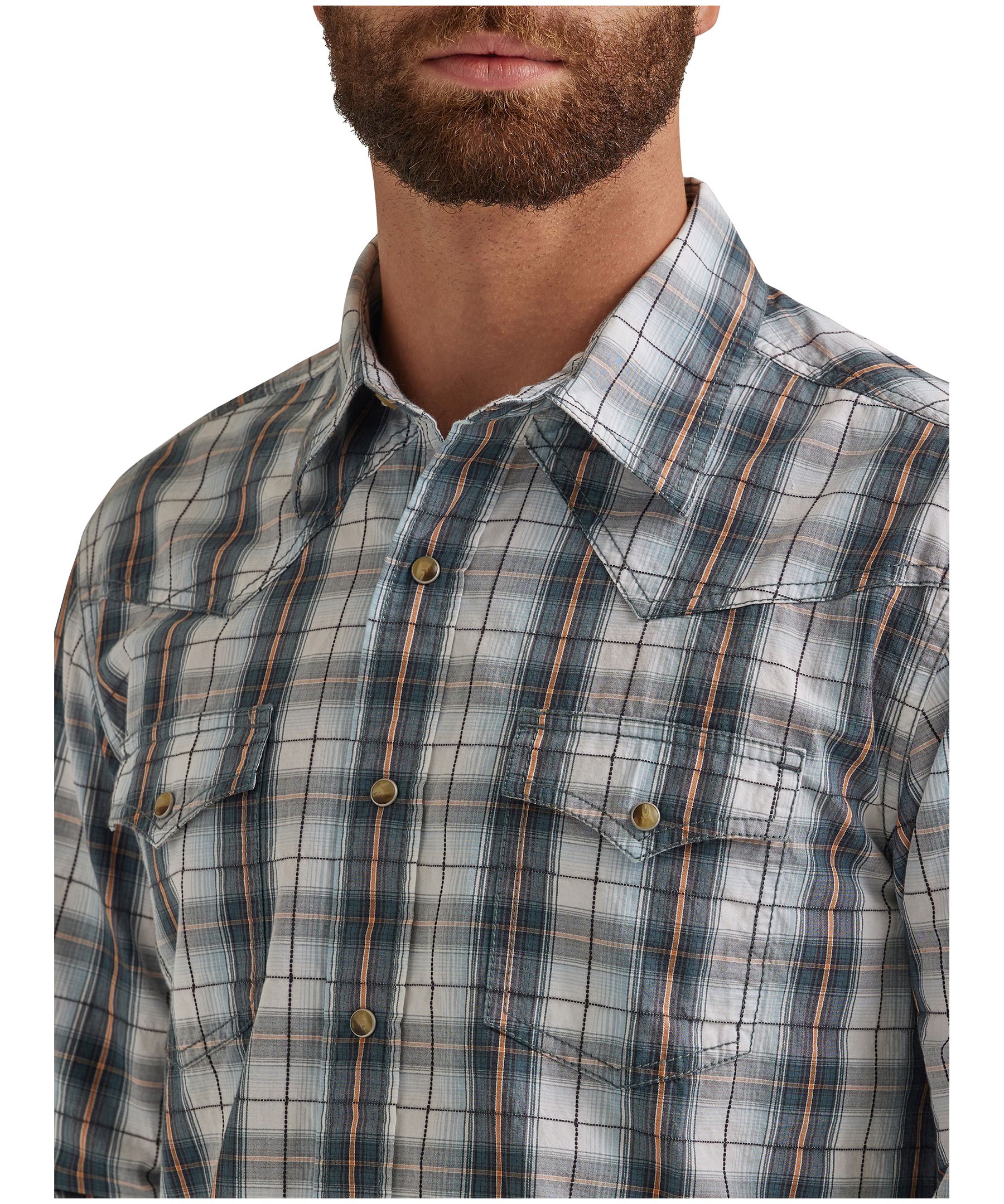 Chemise tissée rétro pour hommes, Wrangler