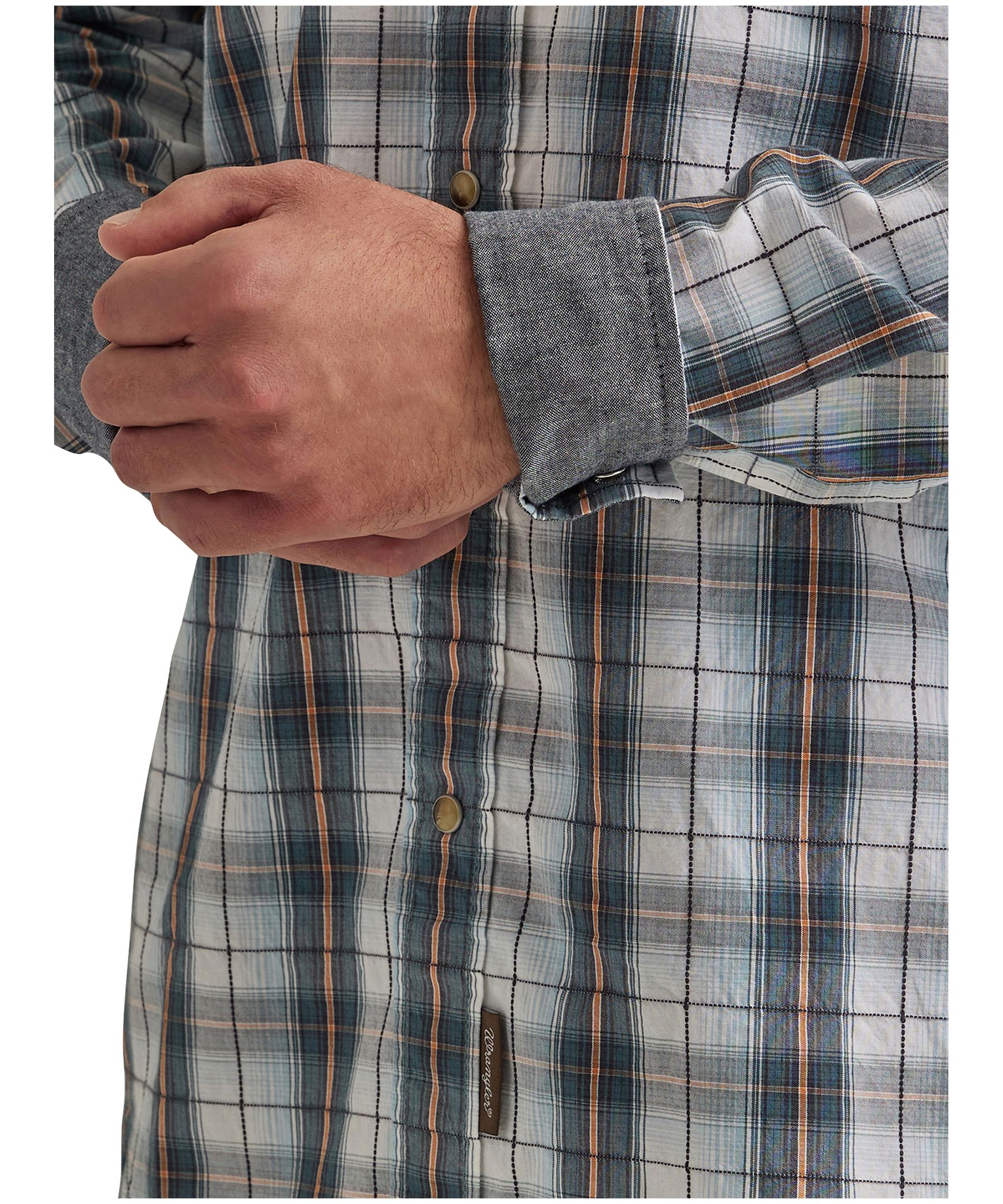 Chemise tissée rétro pour hommes, Wrangler
