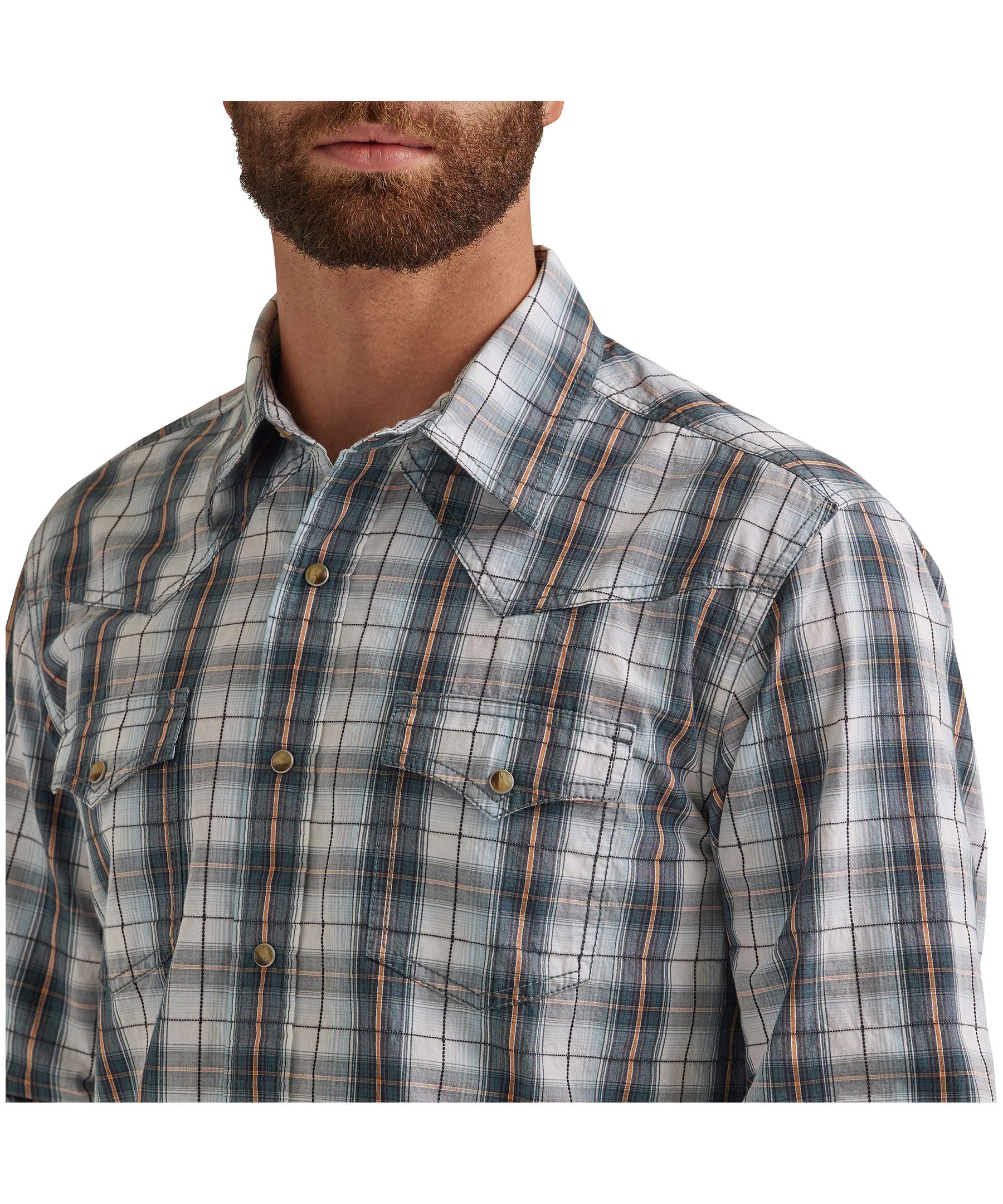Chemise tissée rétro pour hommes, Wrangler