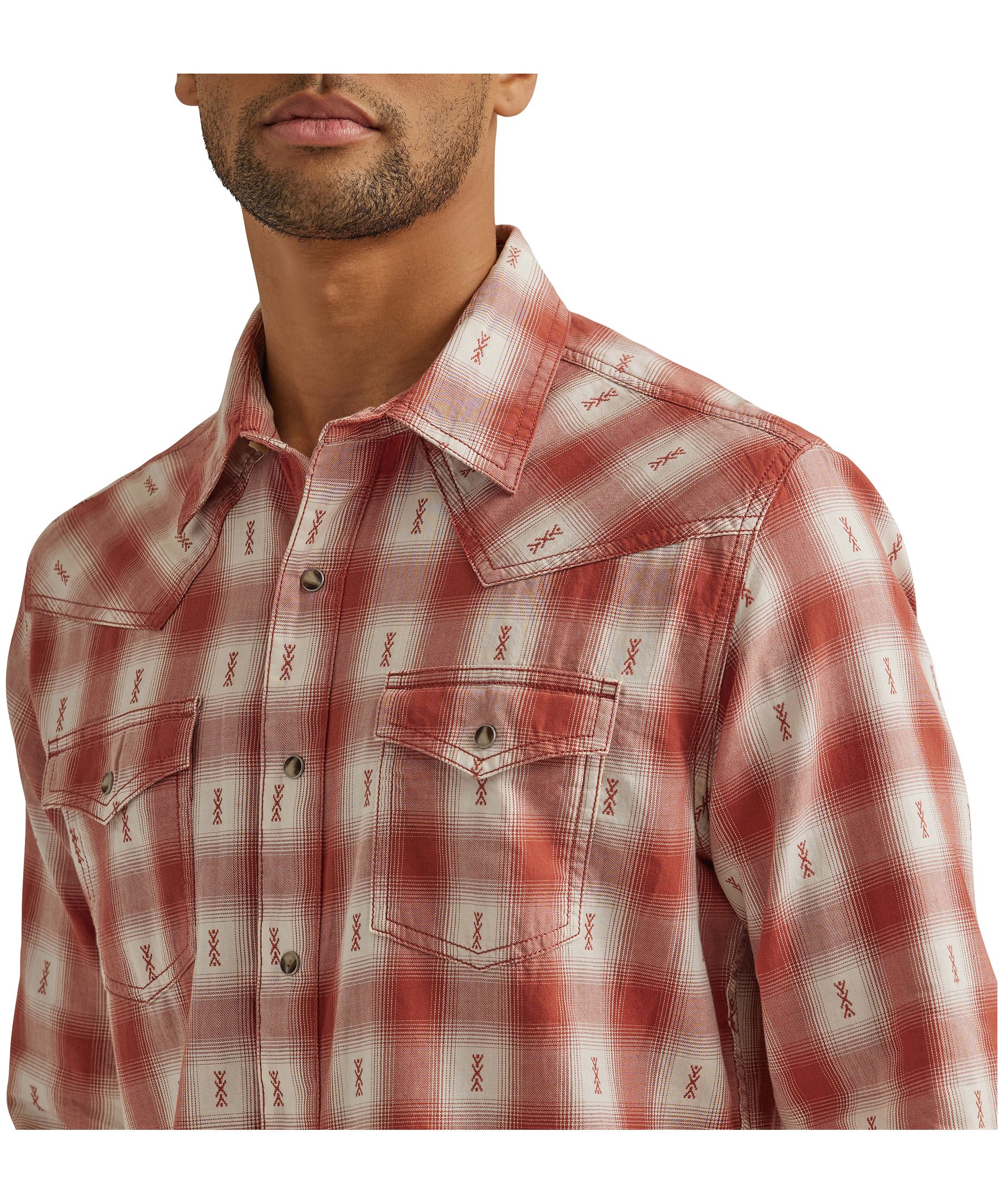 Chemise tissée rétro pour hommes, Wrangler
