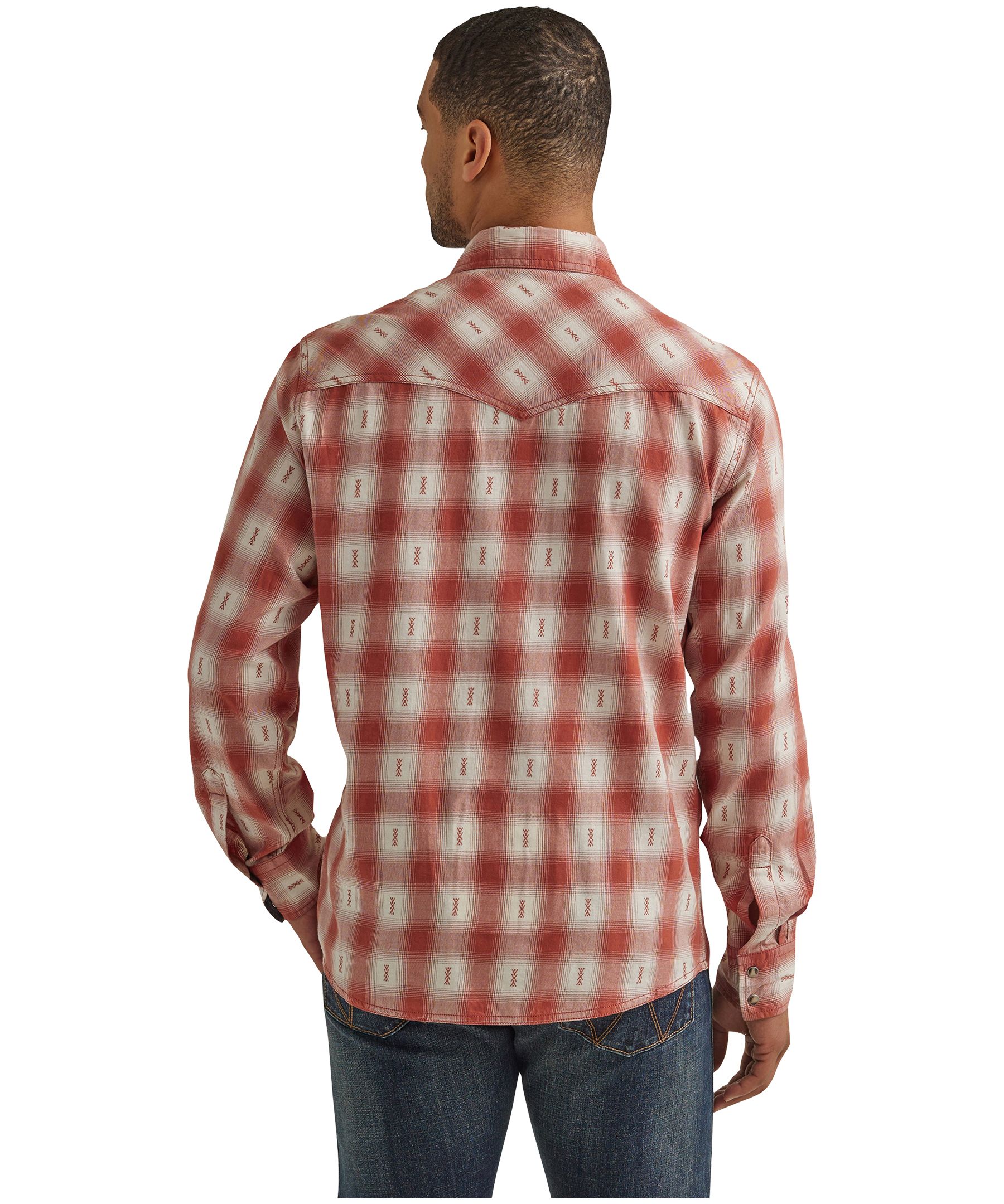Chemise tissée rétro pour hommes, Wrangler