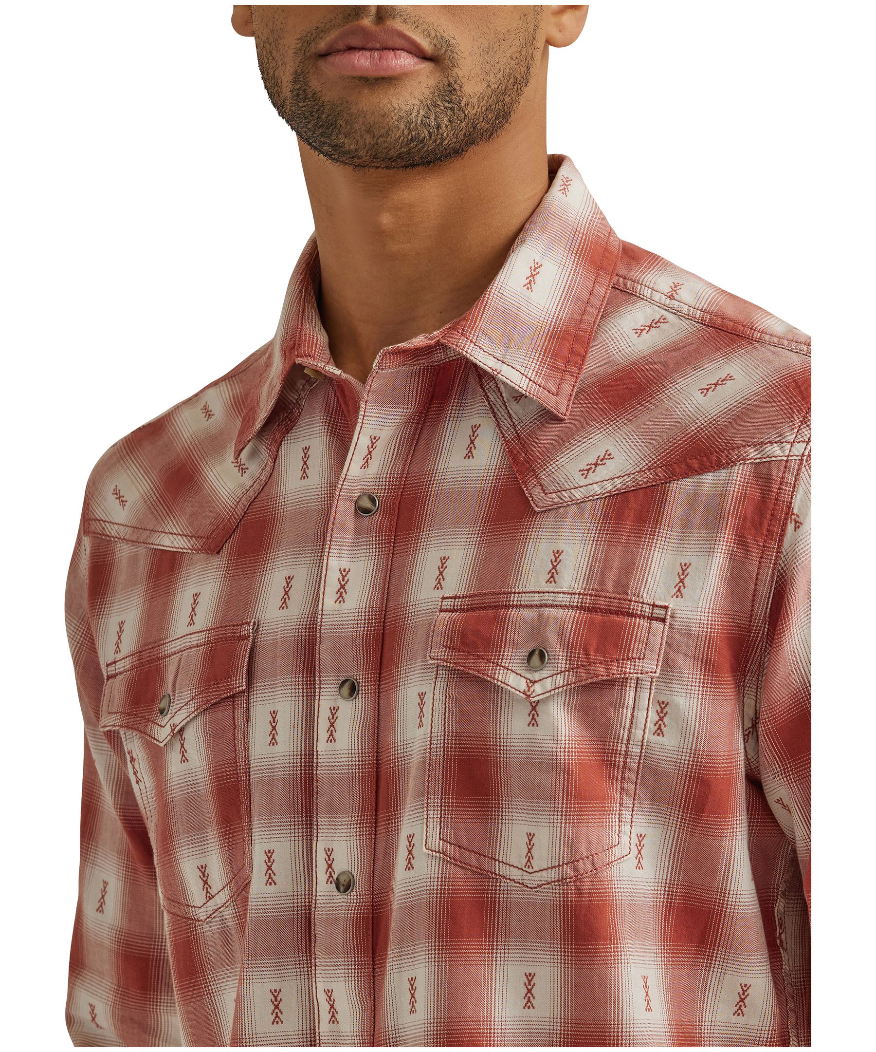 Chemise tissée rétro pour hommes, Wrangler