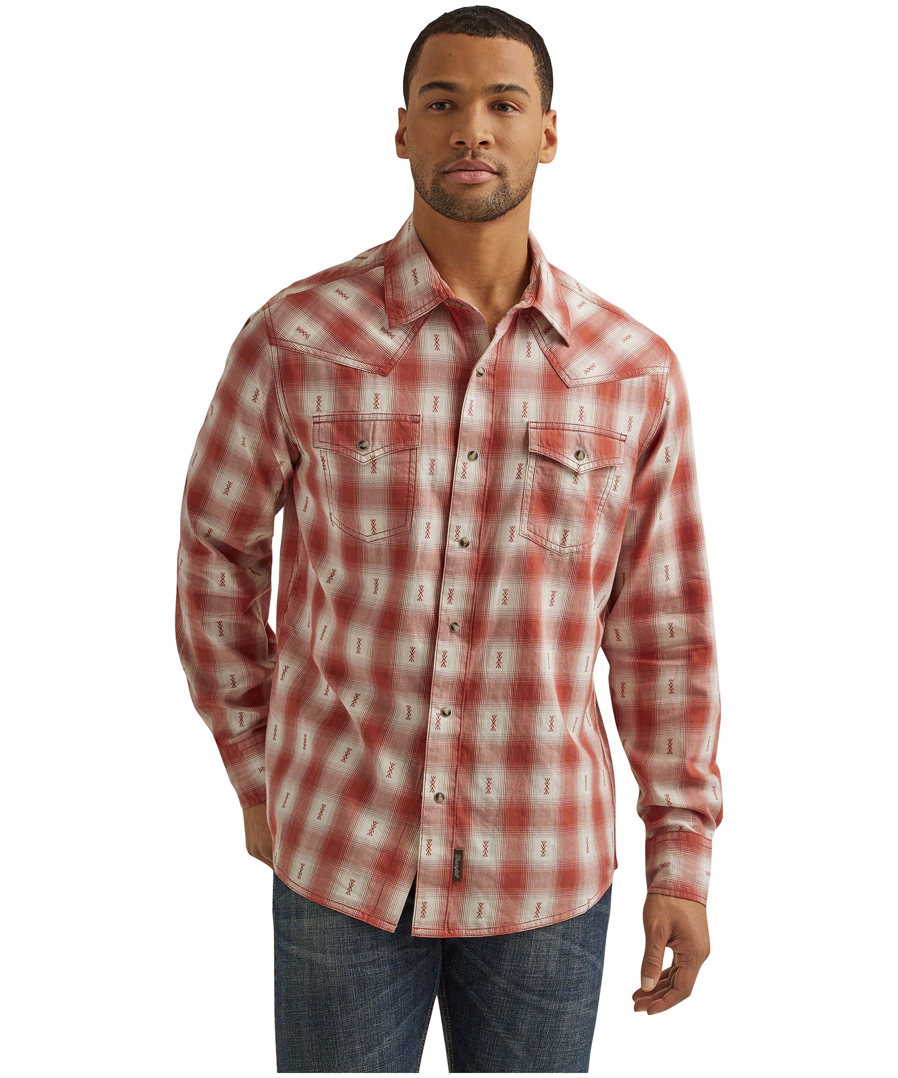 Chemise tissée rétro pour hommes, Wrangler