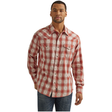 Chemise tissée rétro pour hommes, Wrangler Front_Flat