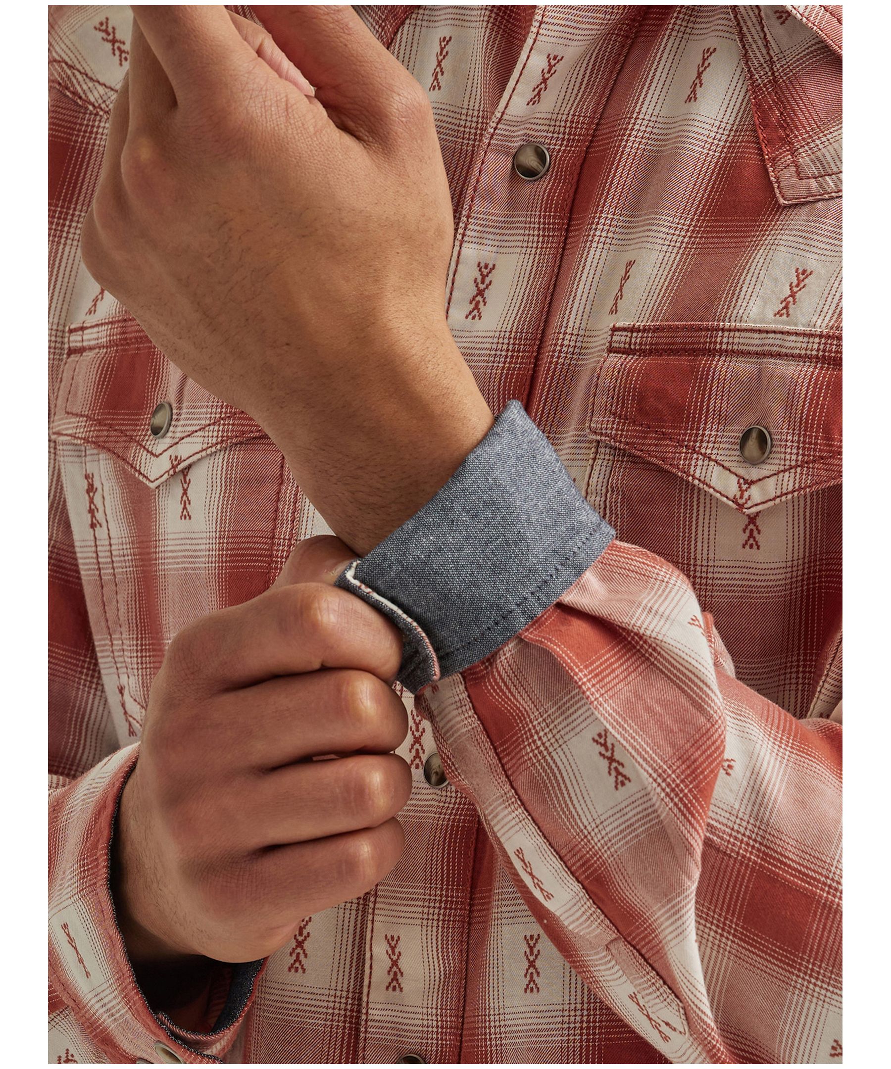 Chemise tissée rétro pour hommes, Wrangler