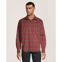 WindRiver Men's Long Sleeve Classic Fit Utility Shirt Front_Flat