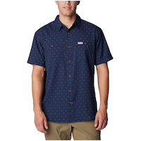 Chemise imprimée à manches courtes avec Omni-ShadeMC pour hommes, Utilizer, Columbia Front_Flat