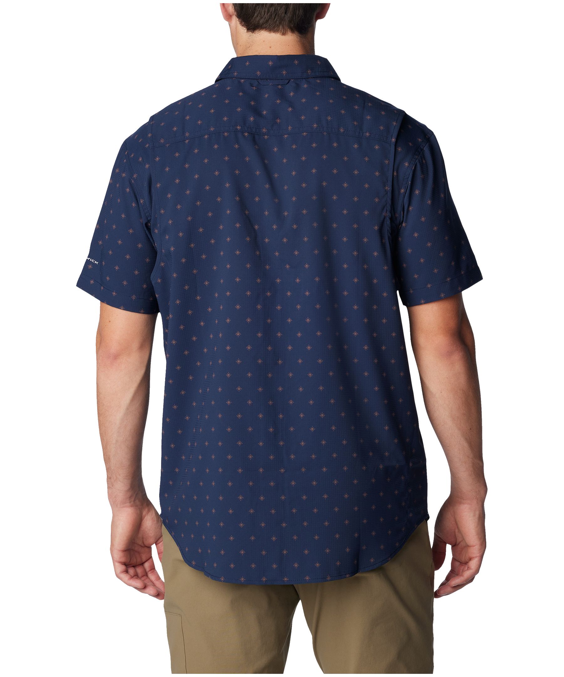Columbia Men's Utilizer Printed Woven Short Sleeve Shirt - L 