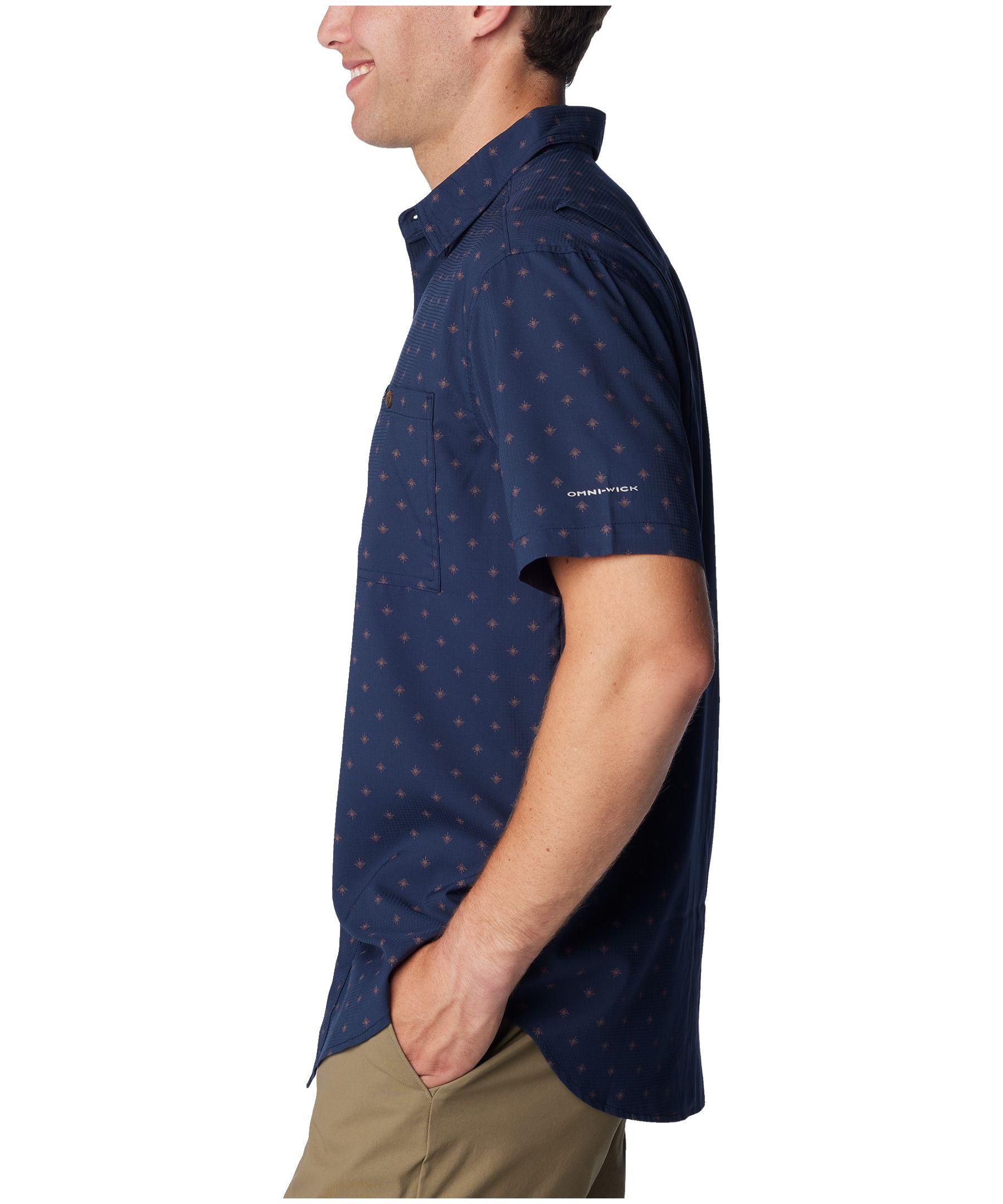Chemise imprimée à manches courtes avec Omni-ShadeMC pour hommes, Utilizer, Columbia